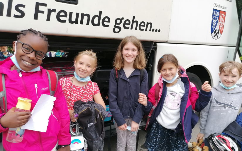Klassenfahrt Ankunft 4a