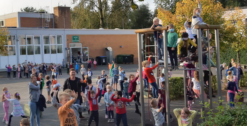 Klassenfahrt winken