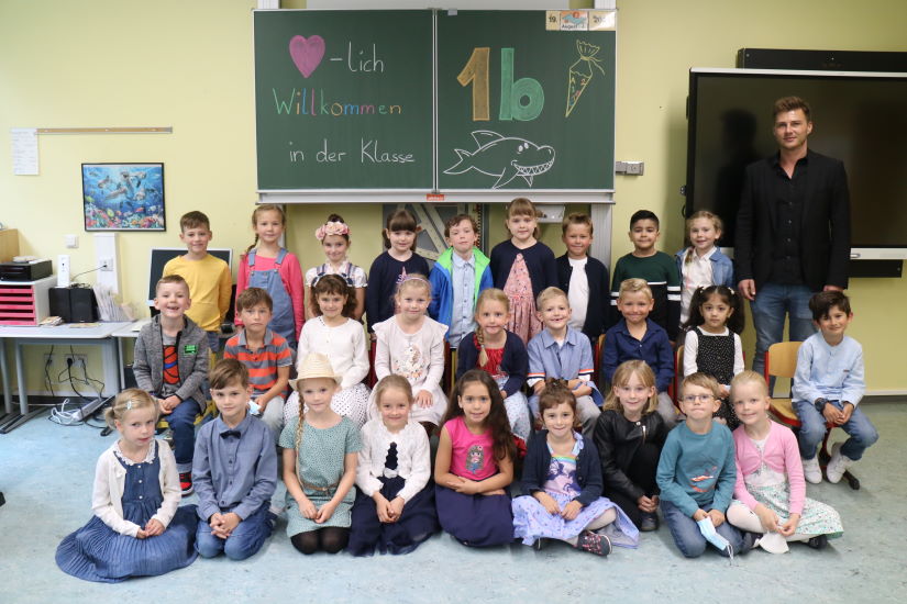 Klassenfoto Einschulung 1b