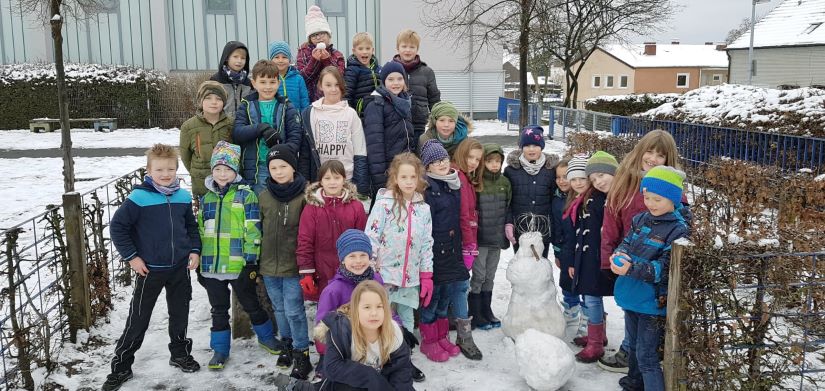 Schneemannbau