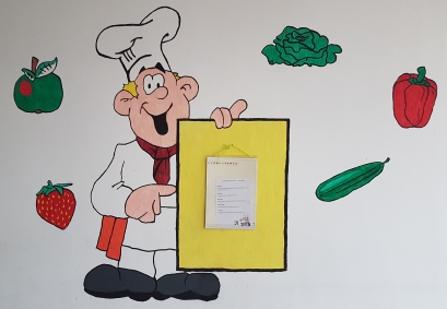 Speiseplan Wand